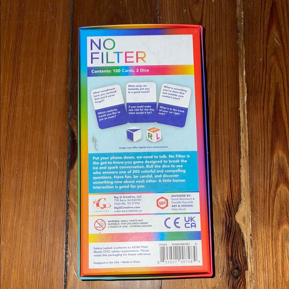 NWOT No Filter Candid Conversation Card Game - Picture 4 of 4